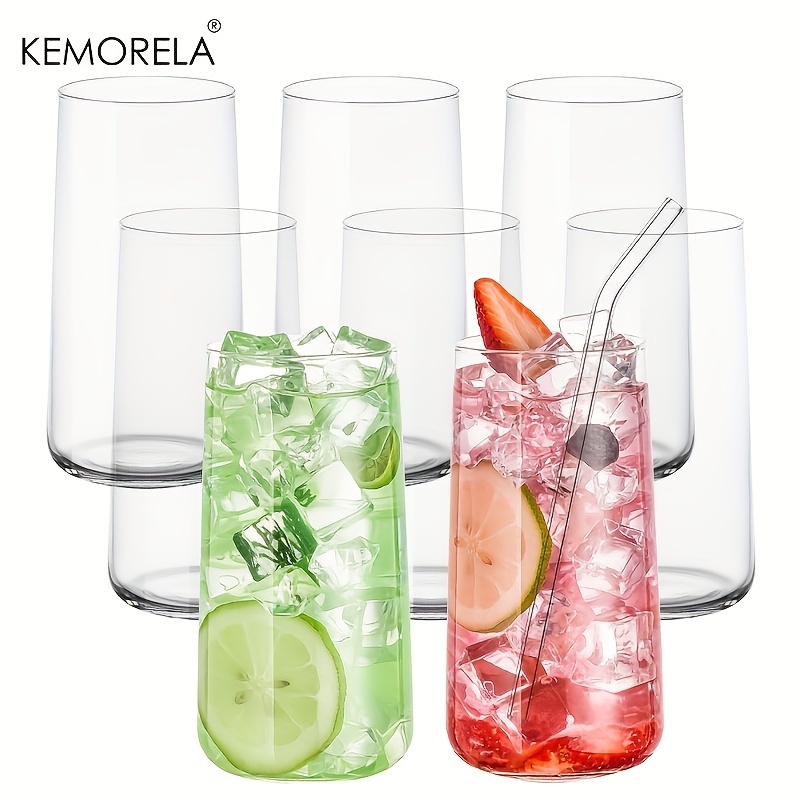 Highball Glass Set - 6PCS Highball Glass Whiskey Coffee Cup