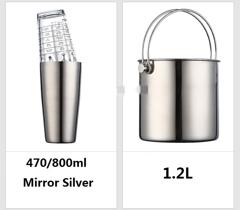 Boston Shaker Set - Cocktail Shaker Bar Set Stainless steel