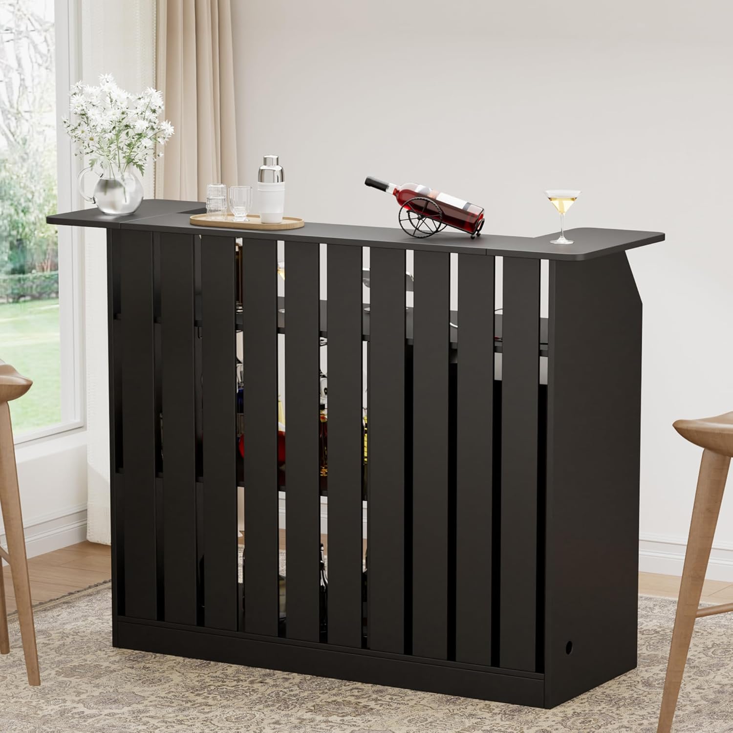 U-Shape Bar Table, Home Bar Un - đánh giá và giá Home Bar And Fridge