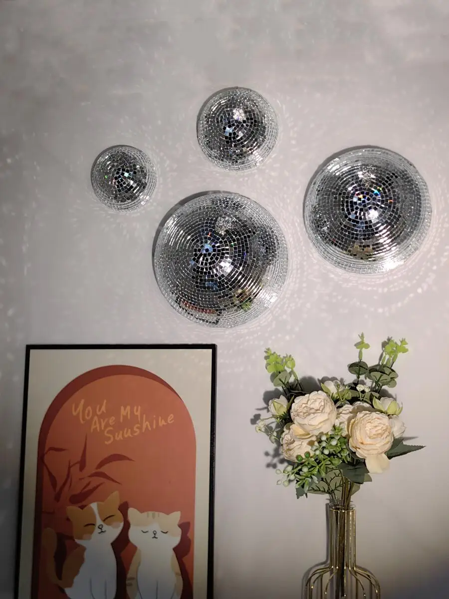 New Wall Disco Ball Mirrored D - đánh giá và giá Old Fashioned Glass