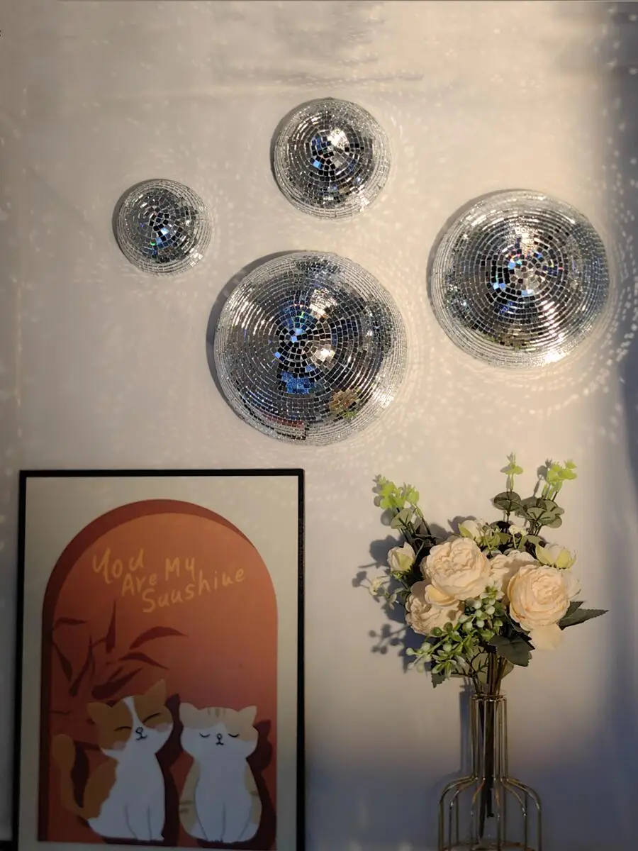 New Wall Disco Ball Mirrored D - đánh giá và giá Old Fashioned Glass