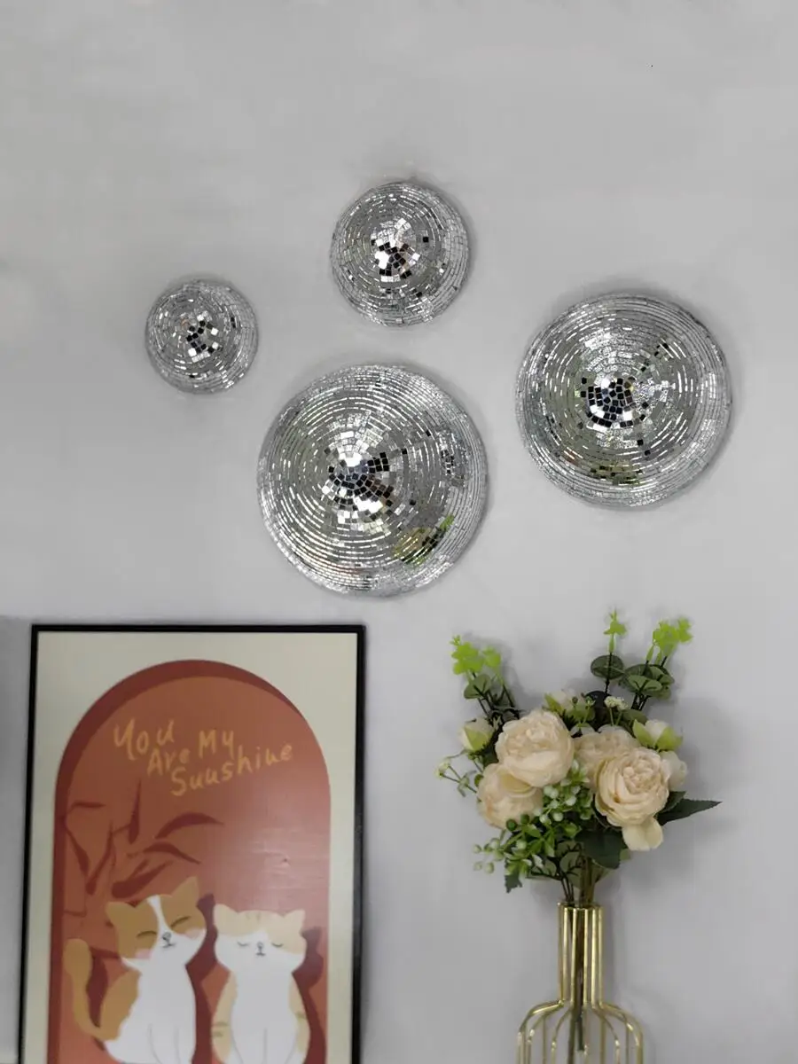 New Wall Disco Ball Mirrored D - đánh giá và giá Old Fashioned Glass