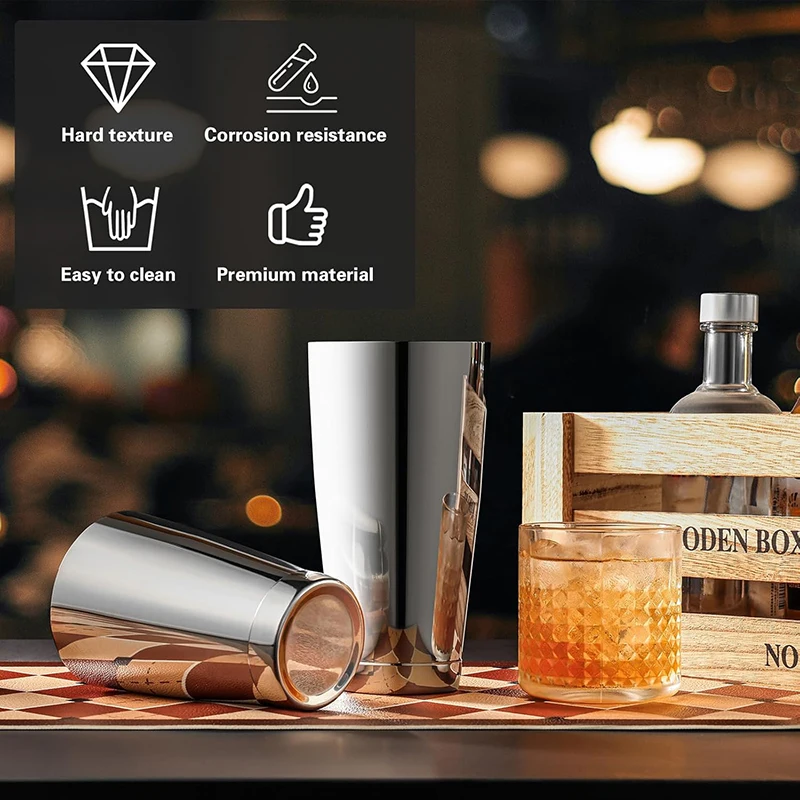 Boston Cocktail Shaker Set 18  - đánh giá và giá Boston Shaker Set
