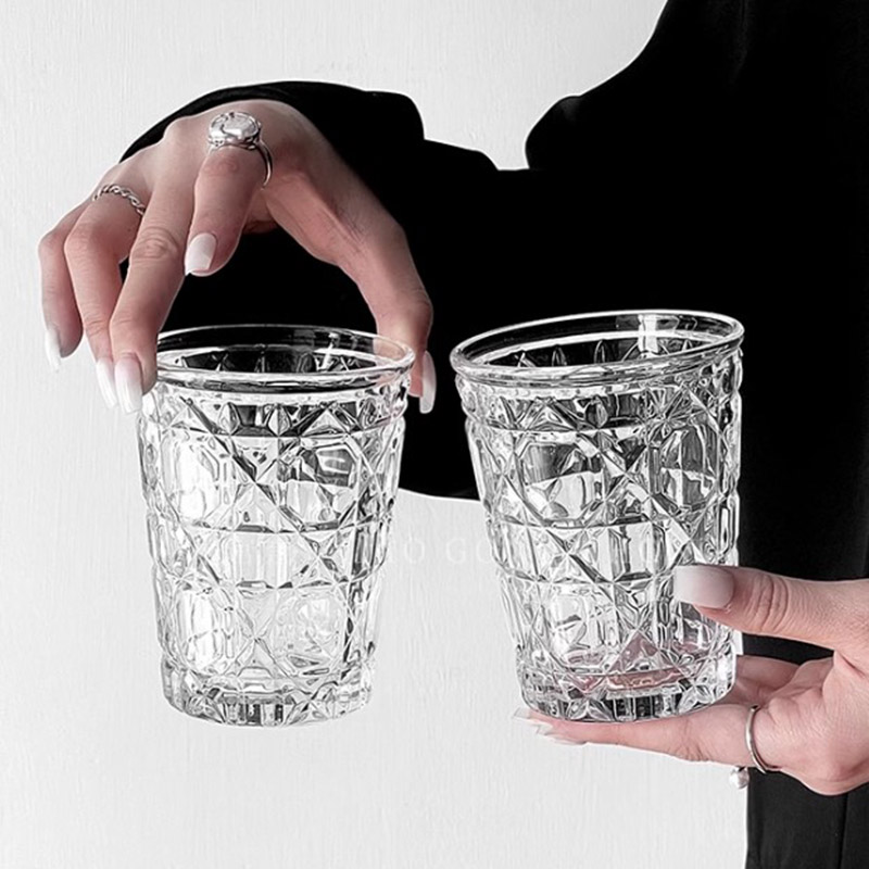 2pcs 310ml Vintage Diamond Pat - đánh giá và giá Old Fashioned Glass