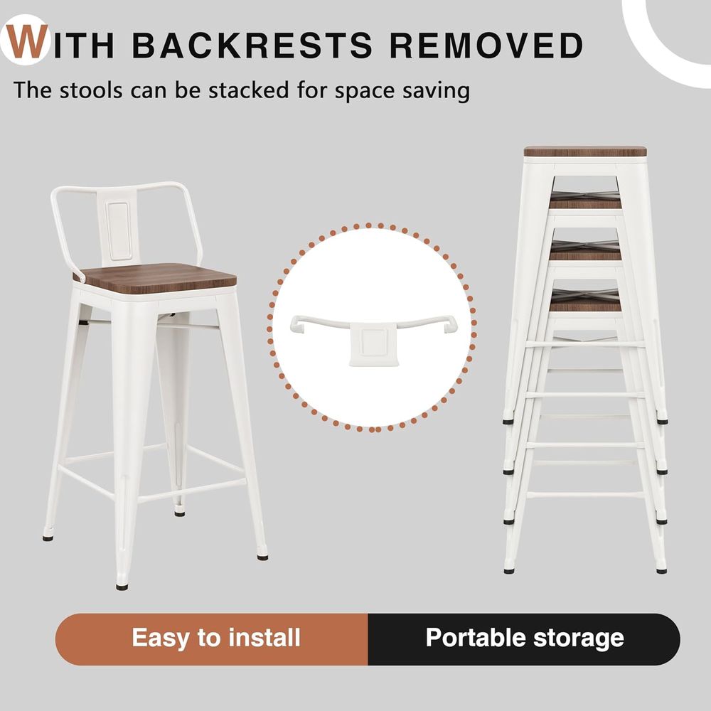 26 Inch Bar Stools Set o 4 Ind - đánh giá và giá Home Bar And Counter