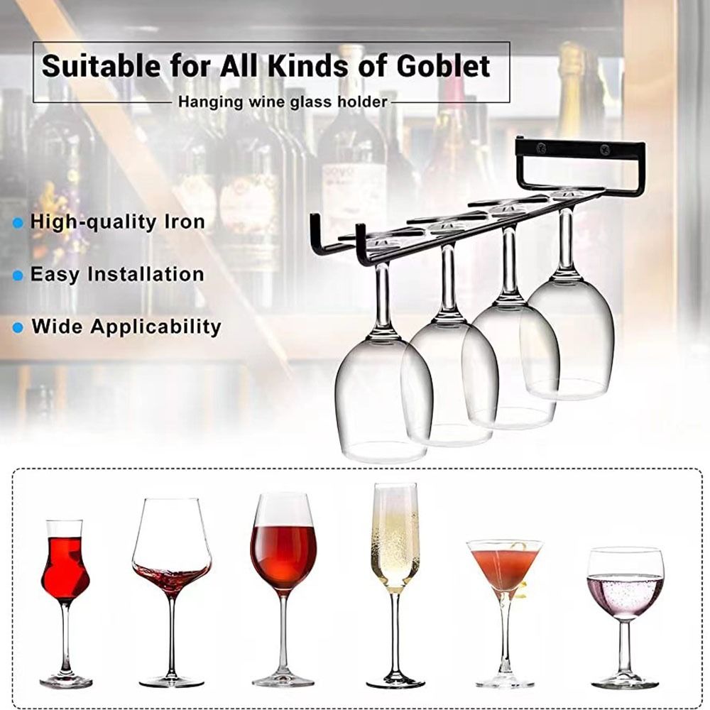 Wall Mounted Stemware Holder K - đánh giá và giá Home Bar Stand