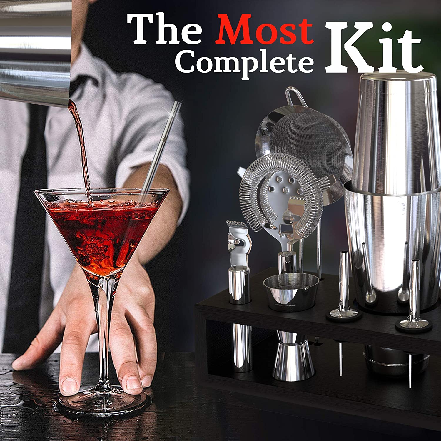 stllCamol 14-Piece Stainless S - đánh giá và giá Boston Shaker Set