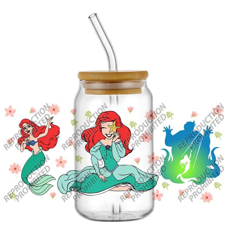 Popular Retro Cartoon Mermaid  - đánh giá và giá Old Fashioned Glass