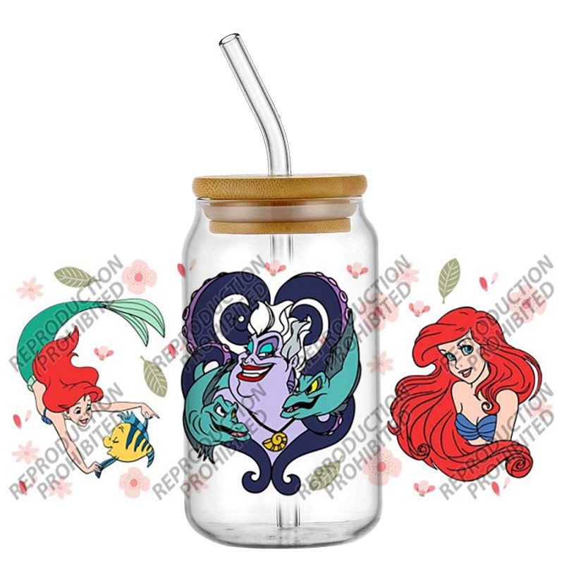 Popular Retro Cartoon Mermaid  - đánh giá và giá Old Fashioned Glass