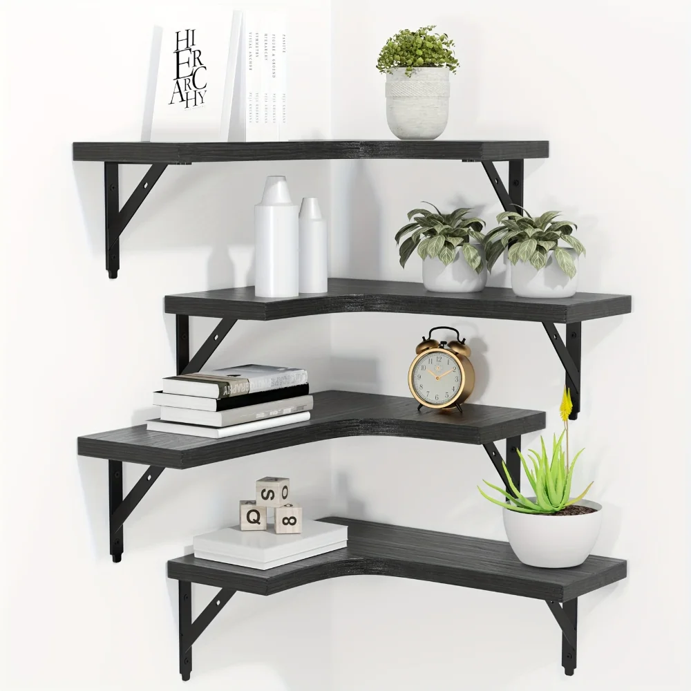 Natural Wood Grain Floating Sh - đánh giá và giá Home Bar Shelf