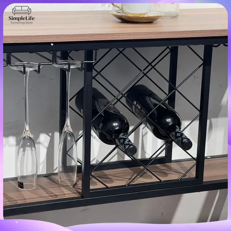 Multifunctional Kitchen Cart w - đánh giá và giá Home Bar Shelves