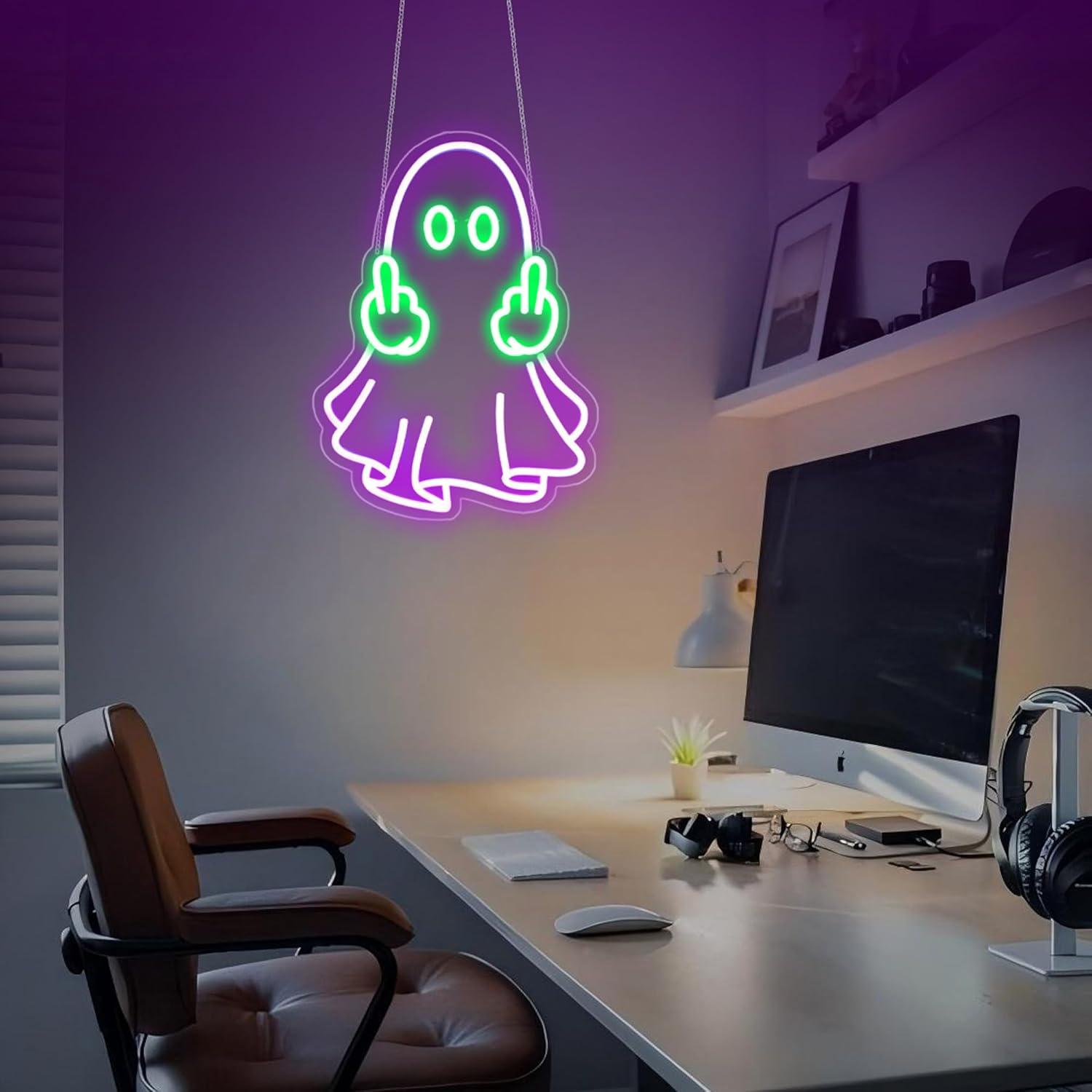 Ghost Neon Sign USB Powered LE - đánh giá và giá Home Bar Signs