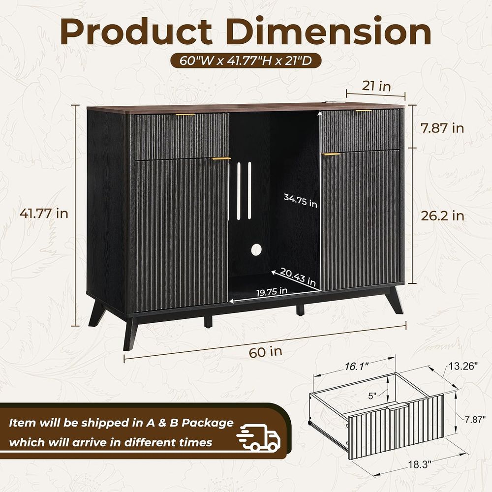60 Coffee Bar Cabinet with Min - đánh giá và giá Home Bar And Fridge