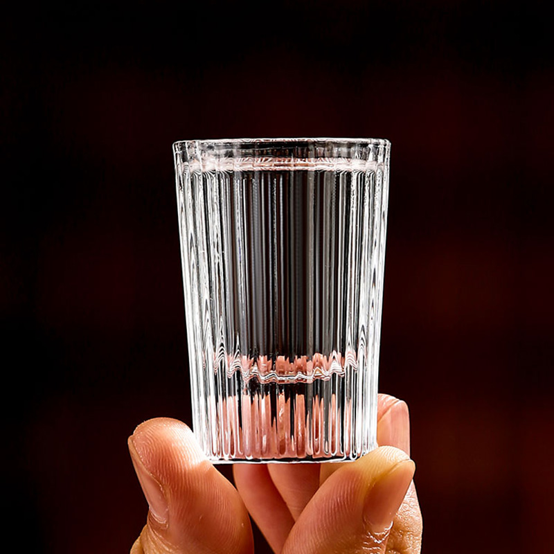 6pcs Set 20ml Striped Foreign  - đánh giá và giá Old Fashioned Glass