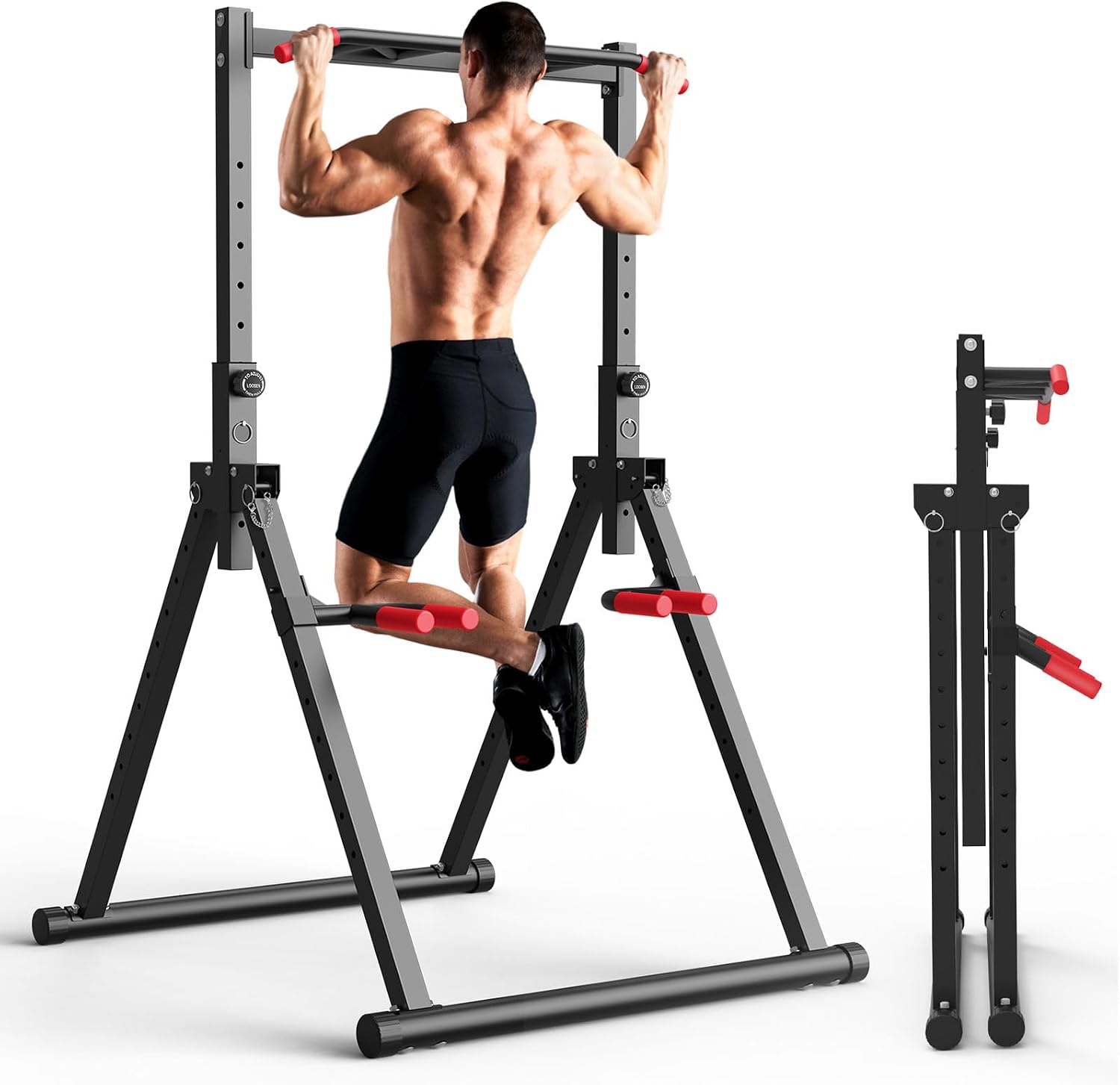Foldable Power Tower Dip Stati - đánh giá và giá Home Bar Stand