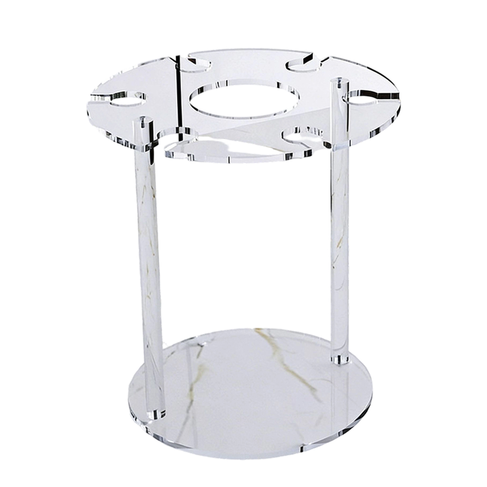 Transparent Wine Glass Rack 6  - đánh giá và giá Home Bar Stand