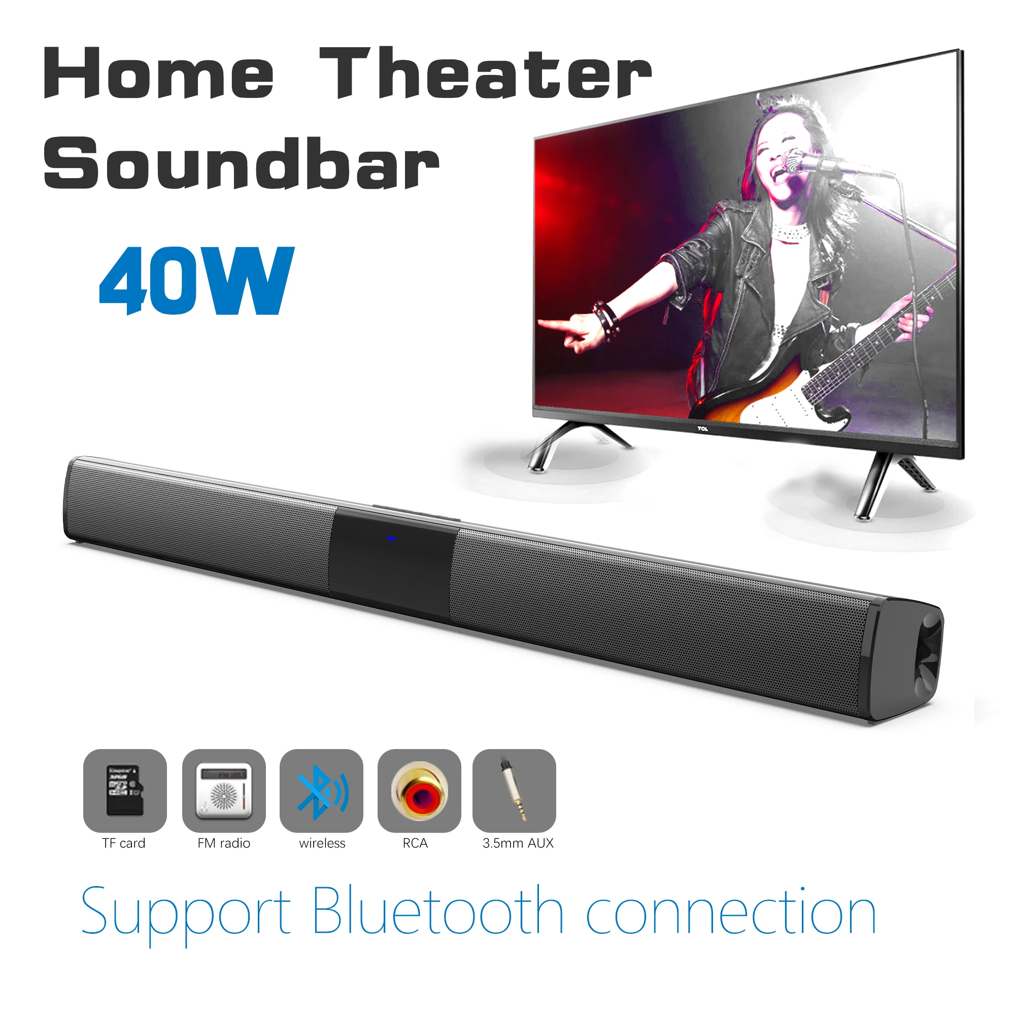 40W High Power Soundbar for TV - đánh giá và giá Home Bar And Theater