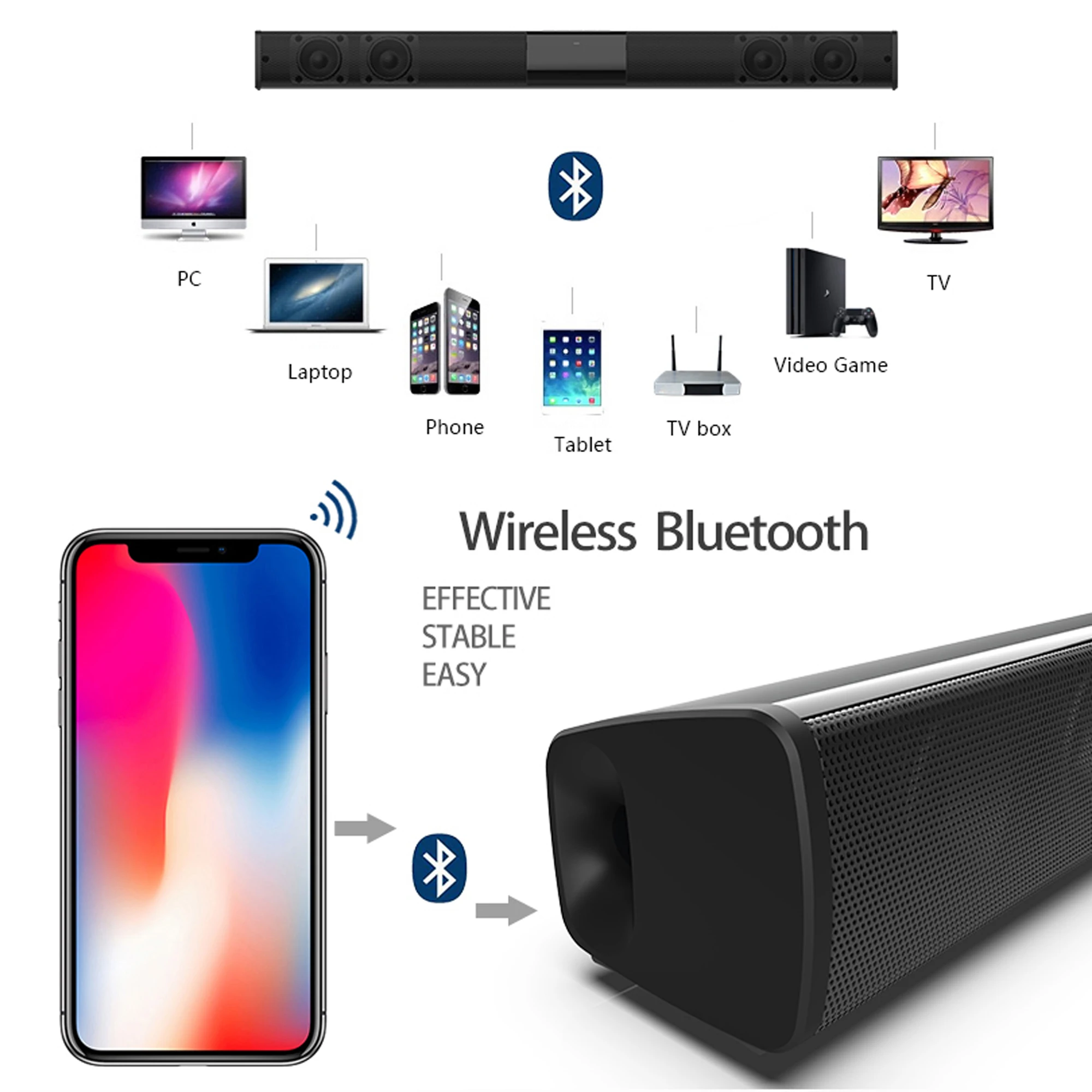 40W High Power Soundbar for TV - đánh giá và giá Home Bar And Theater