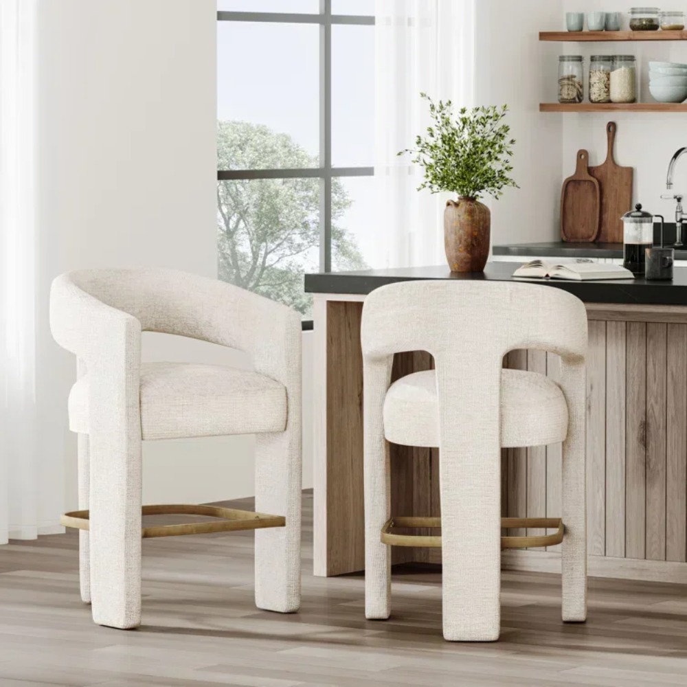 Modern Upholstered Counter Sto - đánh giá và giá Home Bar And Counter