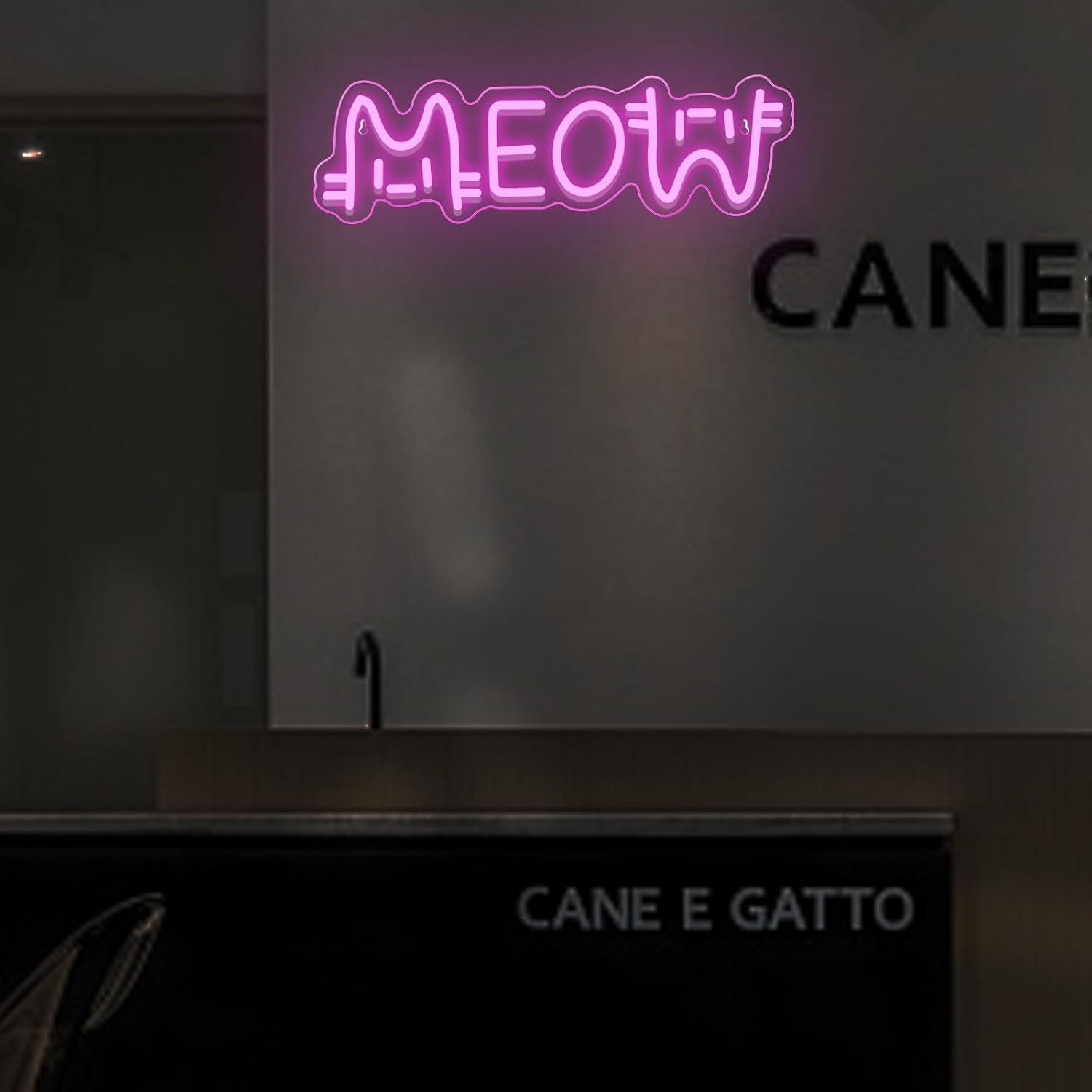 Meow Neon Sign Cat USB Powered - đánh giá và giá Home Bar And Restaurant