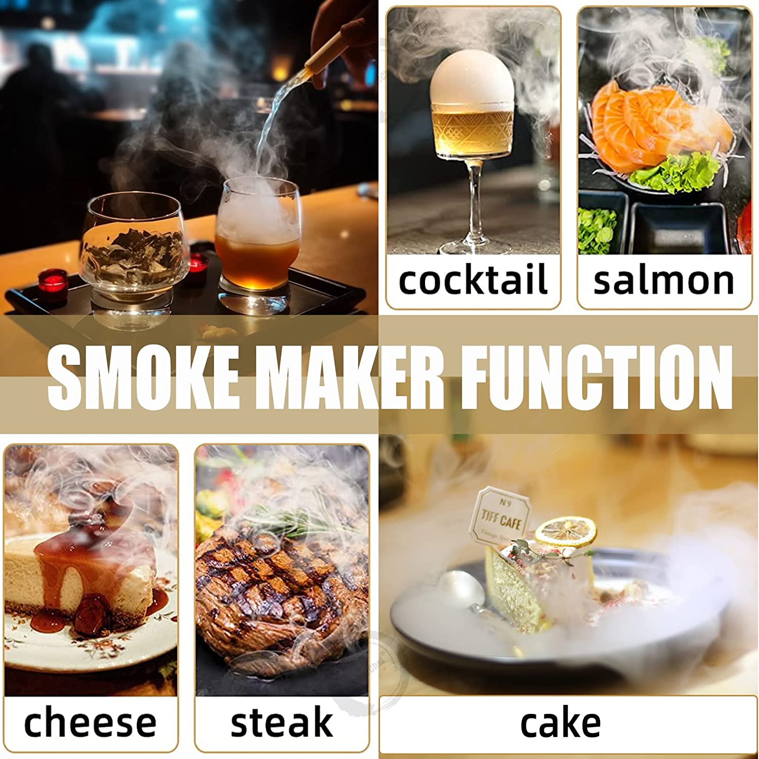 Hand-Held Smoked Bubble Gun Ba - đánh giá và giá Smoking Gun Kit