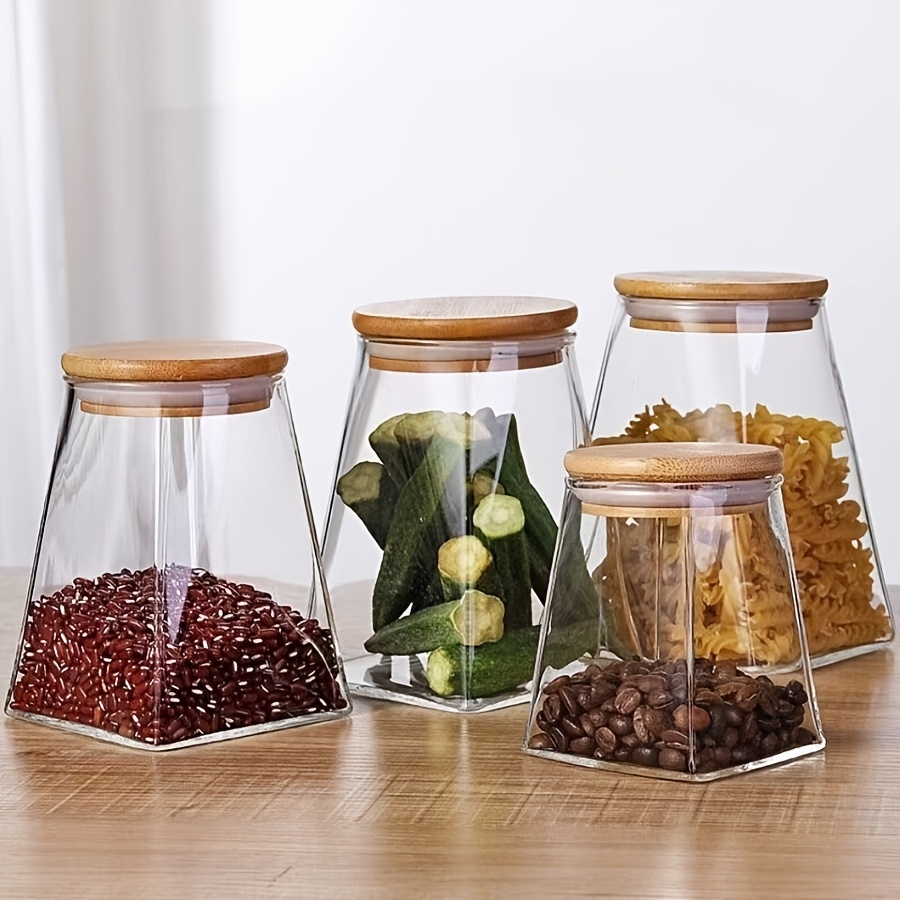 4pcs Glass Storage Jar Set Hig - đánh giá và giá Highball Glass Set