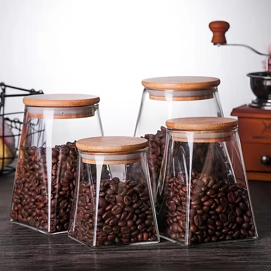4pcs Glass Storage Jar Set Hig - đánh giá và giá Highball Glass Set