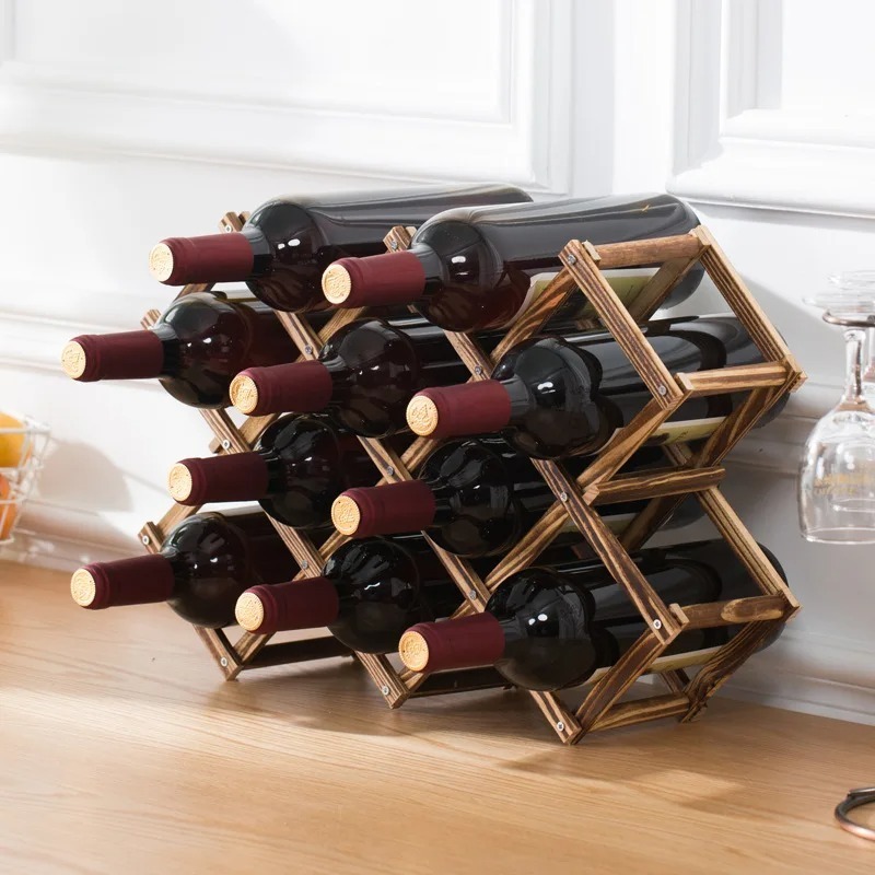 Stackable Wine Storage Shelves - đánh giá và giá Home Bar Shelves