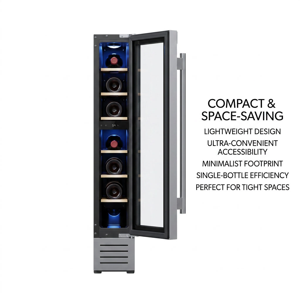 7 Bottle Mini Wine Cooler Refr - đánh giá và giá Home Bar And Fridge