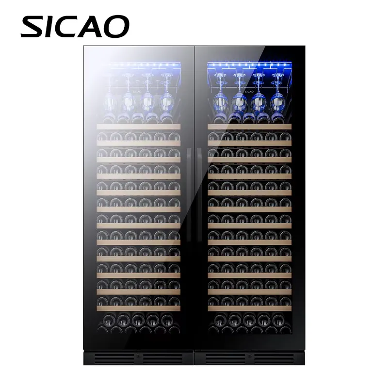 300 Bottle Wine Fridge Dual Zo - đánh giá và giá Home Bar And Fridge