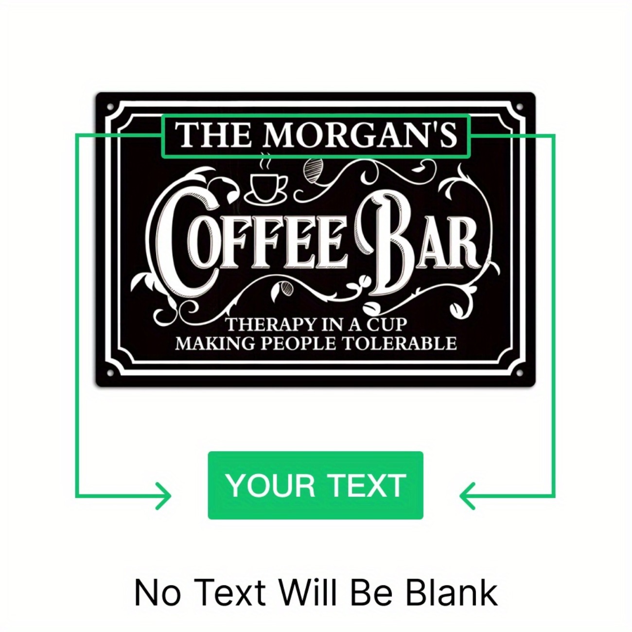 1pc Personalized The Morgan's  - đánh giá và giá Home Bar And Coffee