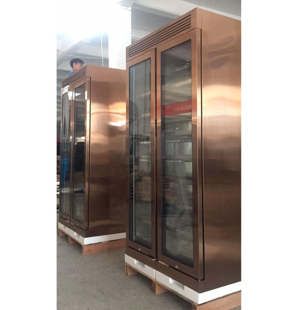 Rose Gold Stainless Steel Huge - đánh giá và giá Home Bar And Fridge