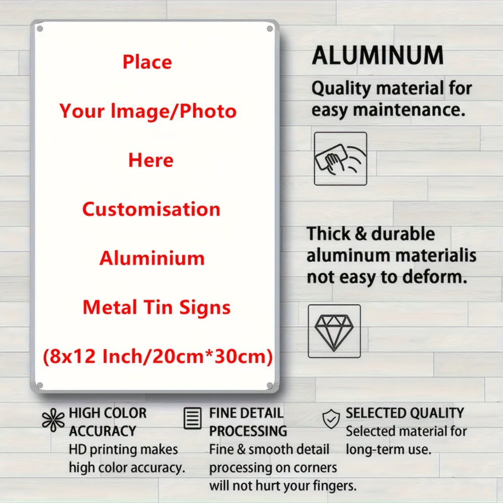 1pc Custom Aluminum Tin Sign 8 - đánh giá và giá Home Bar Signs