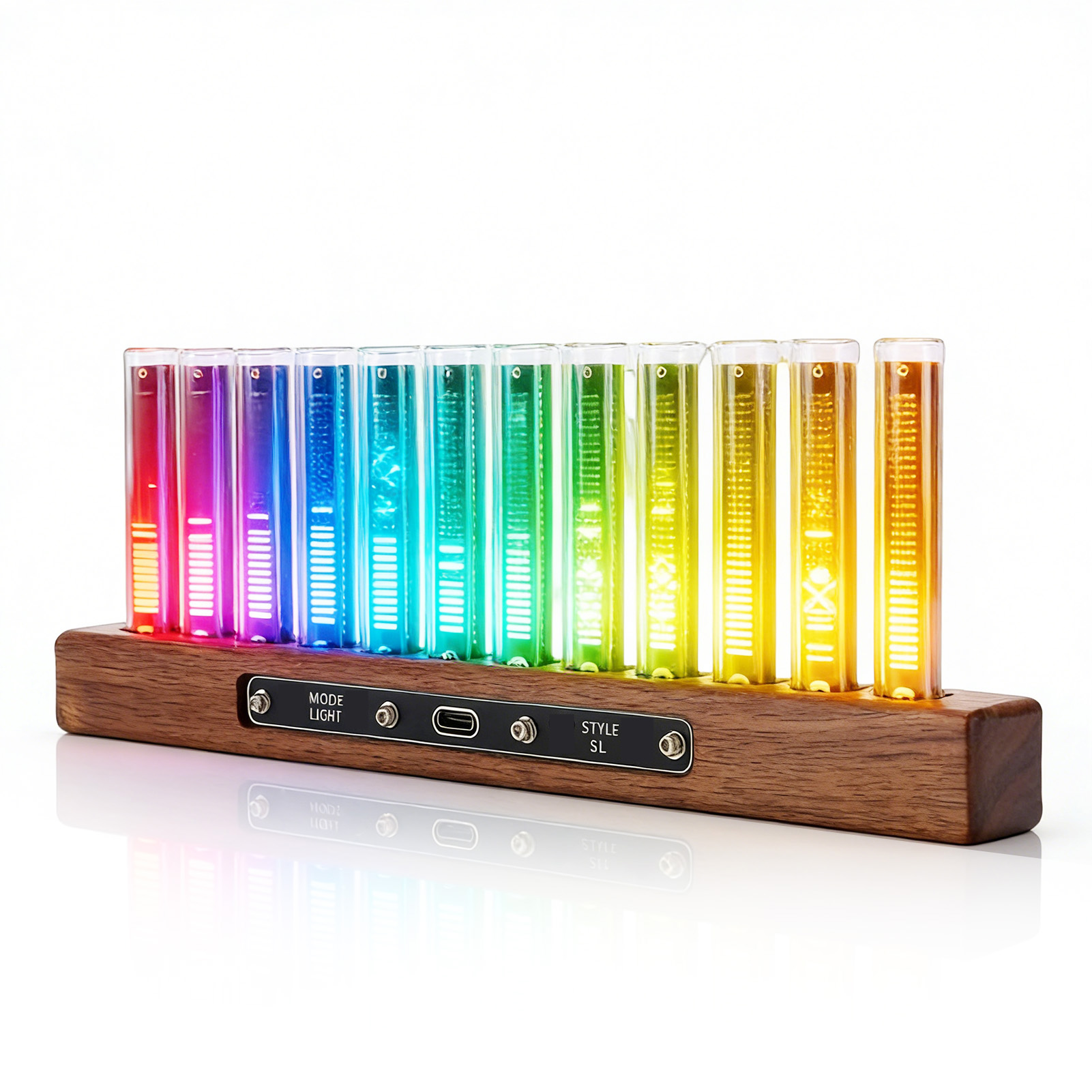 LED Music Spectrum Display Hom - đánh giá và giá Home Bar Shelf